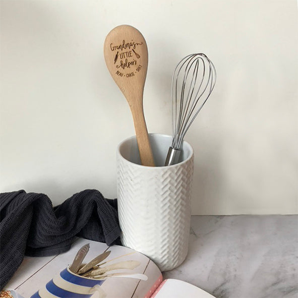 Helpers Personalised Wooden Spoon
