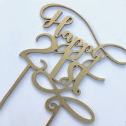 21st Cake Topper