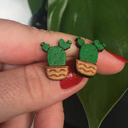 Prickly Pear Cactus Earrings