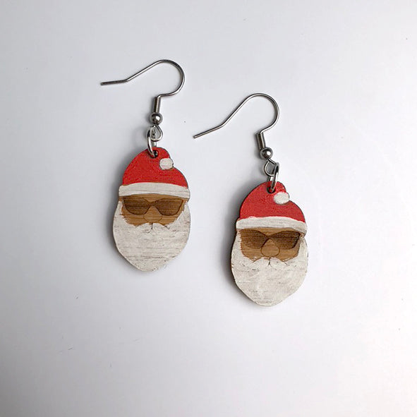 Santa Dangly Earrings