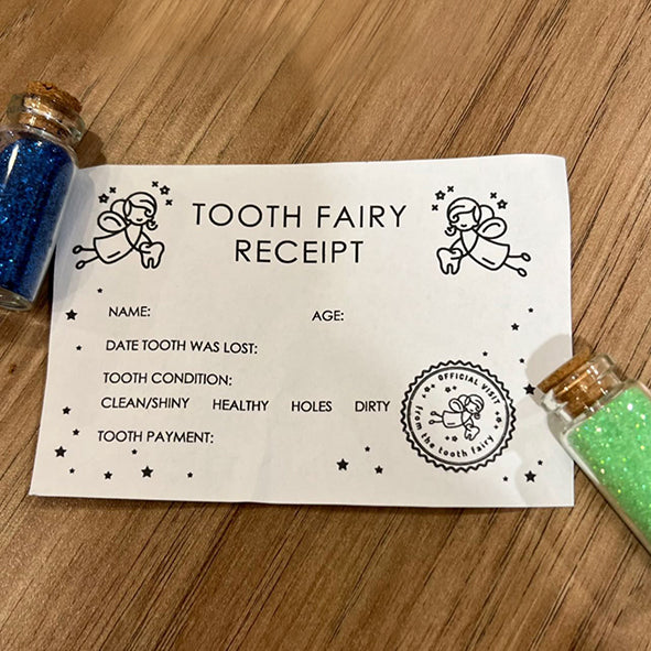 Tooth Fairy Receipt Printable
