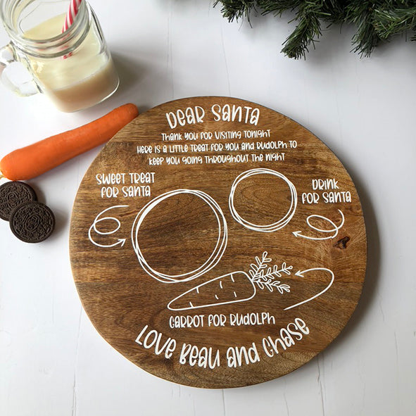 Personalised Christmas Eve Tray